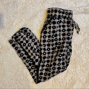 Anthropologie • printed joggers • size xs